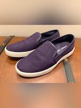 Under Armour Slip-On Loafers in Blue with White Sole